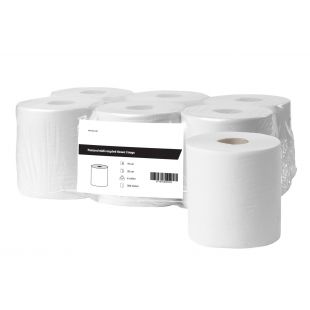 All Care | Poetsrol midi recycled tissue 1 laags | 20 cm | 6 x 300 meter in folie