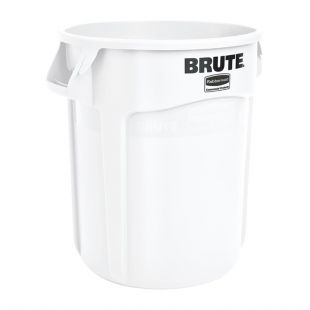 Rubbermaid Brute ronde container wit 75,7L