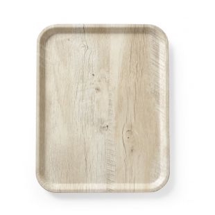 Hendi | Dienblad van melamine met hout bedrukking