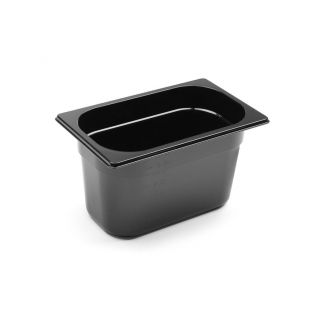 Hendi | Container GN 1/4 zwart polycarbonaat