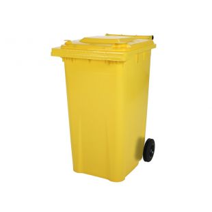 SARO | 2 wiel grote afvalcontainer model MGB 80 GE - geel