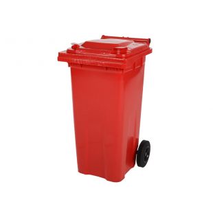 SARO | 2 wiel grote afvalcontainer model MGB 120 RO - rood