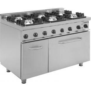 SARO | Gasfornuis met electrische oven model E7/KUPG6LE
