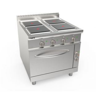 SARO | Elektrisch fornuis + oven 4 platen LQ - model LQ / CQE4LE