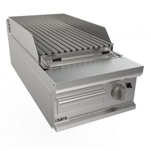 SARO | Gas lavasteen grill tafelblad - model LQ / BS1BB