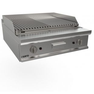 SARO | Gas lavasteen grill tafelblad - model LQ / BS2BB