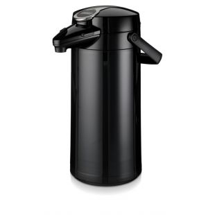 Bravilor Bonamat Airpot Furento, zwarte kunststof mantel en glazen binnenpot (2,2liter)