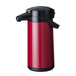 Bravilor Airpot Furento, RVS binnenpot & mantel (2,2L) rood metallic