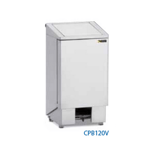 Sofinor professionele RVS vuilnisbak / pedaalemmer 60l design CPB60V